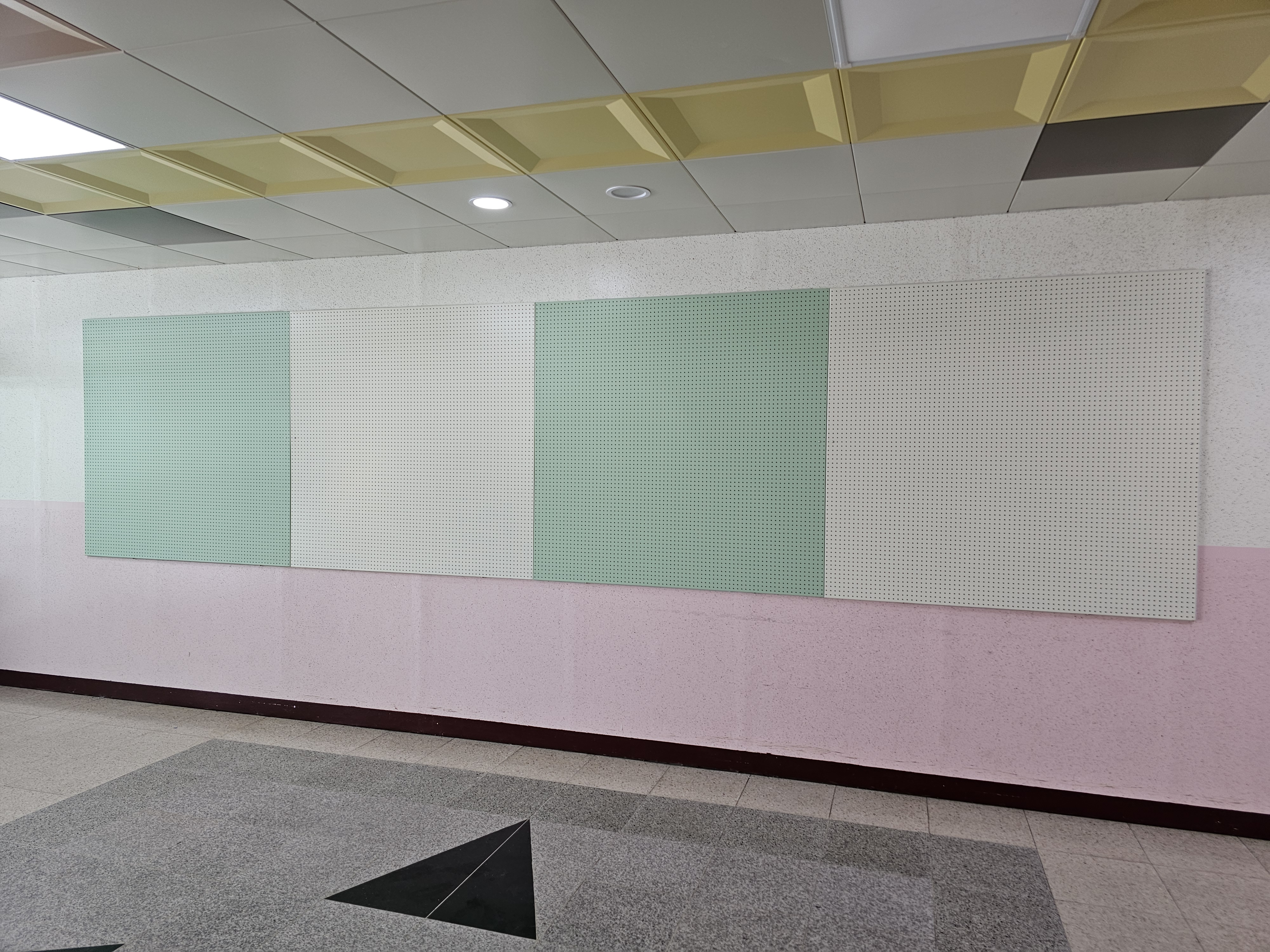 GB-217 타공게시판 색상: 민트그린, 아이보리