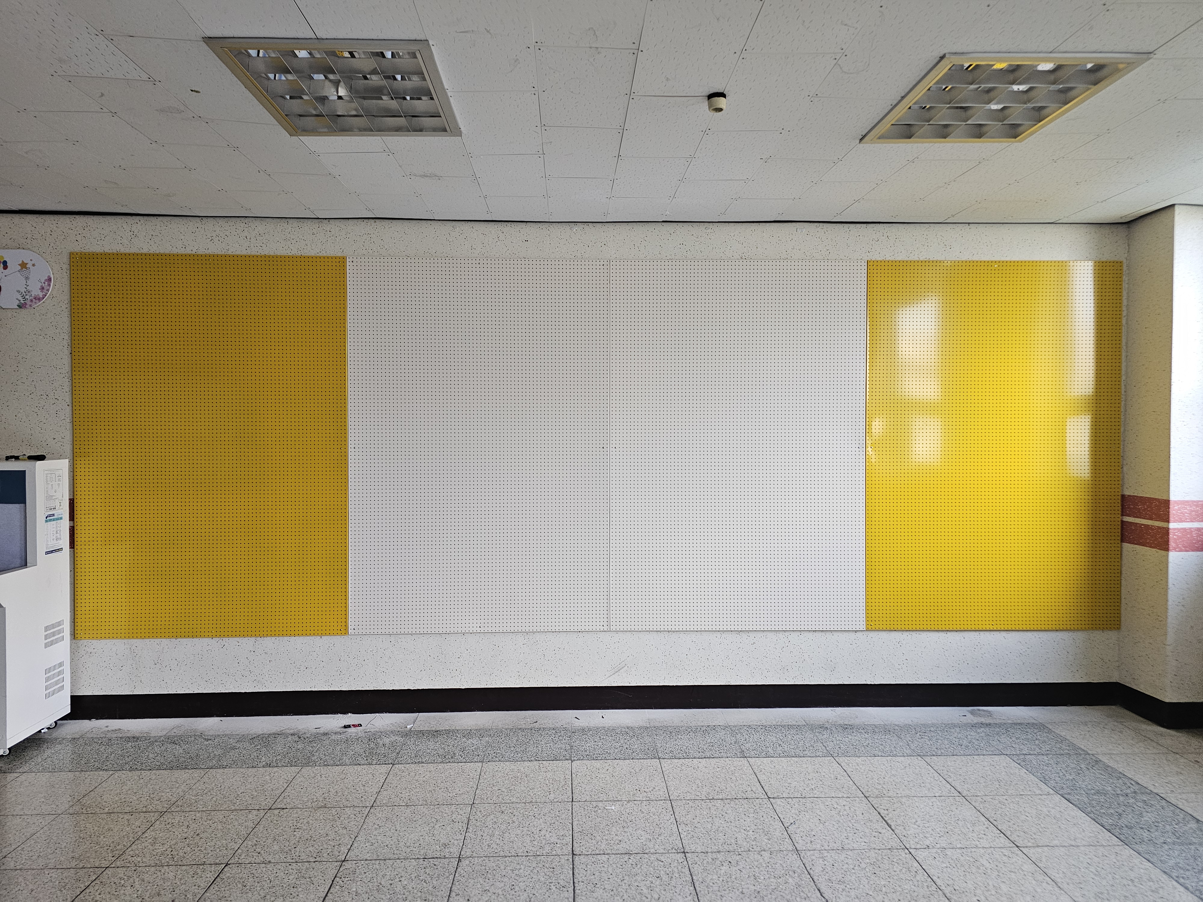 GB-233 타공게시판 색상:노랑,아이보리,블루,진그레이