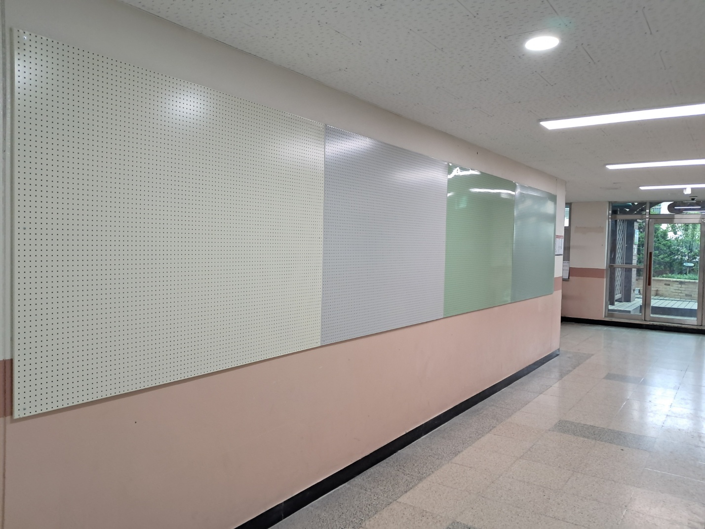 GB-198 타공게시판 색상:아이보리,그레이,핑크,민트그린 외