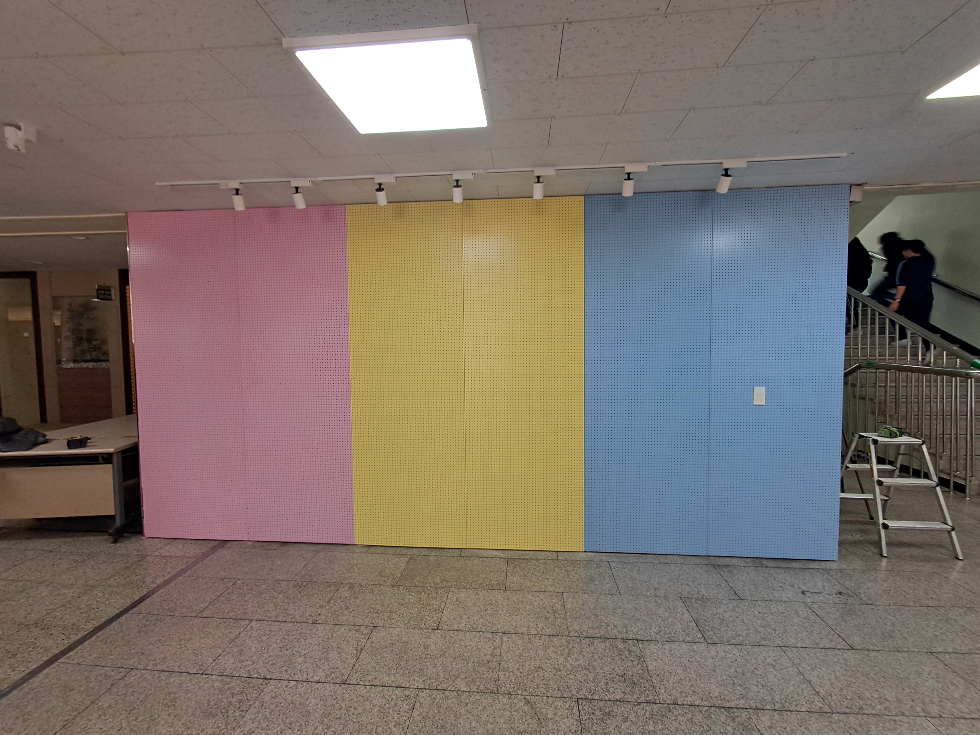 GB-274 타공게시판 색상: 핑크, 노랑, 하늘